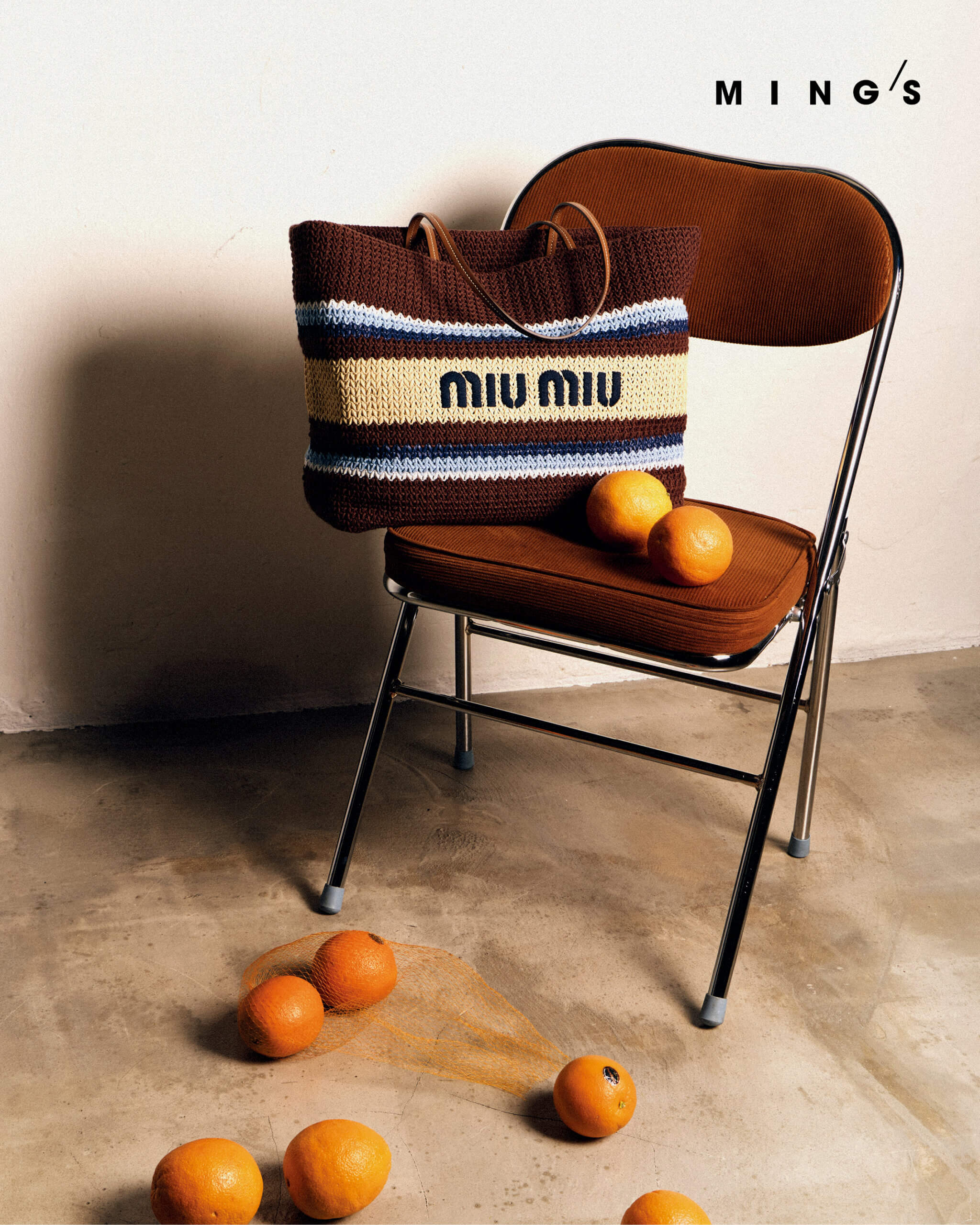 MIU MIU RAFFIA-EFFECT WOVEN TOTE BAG