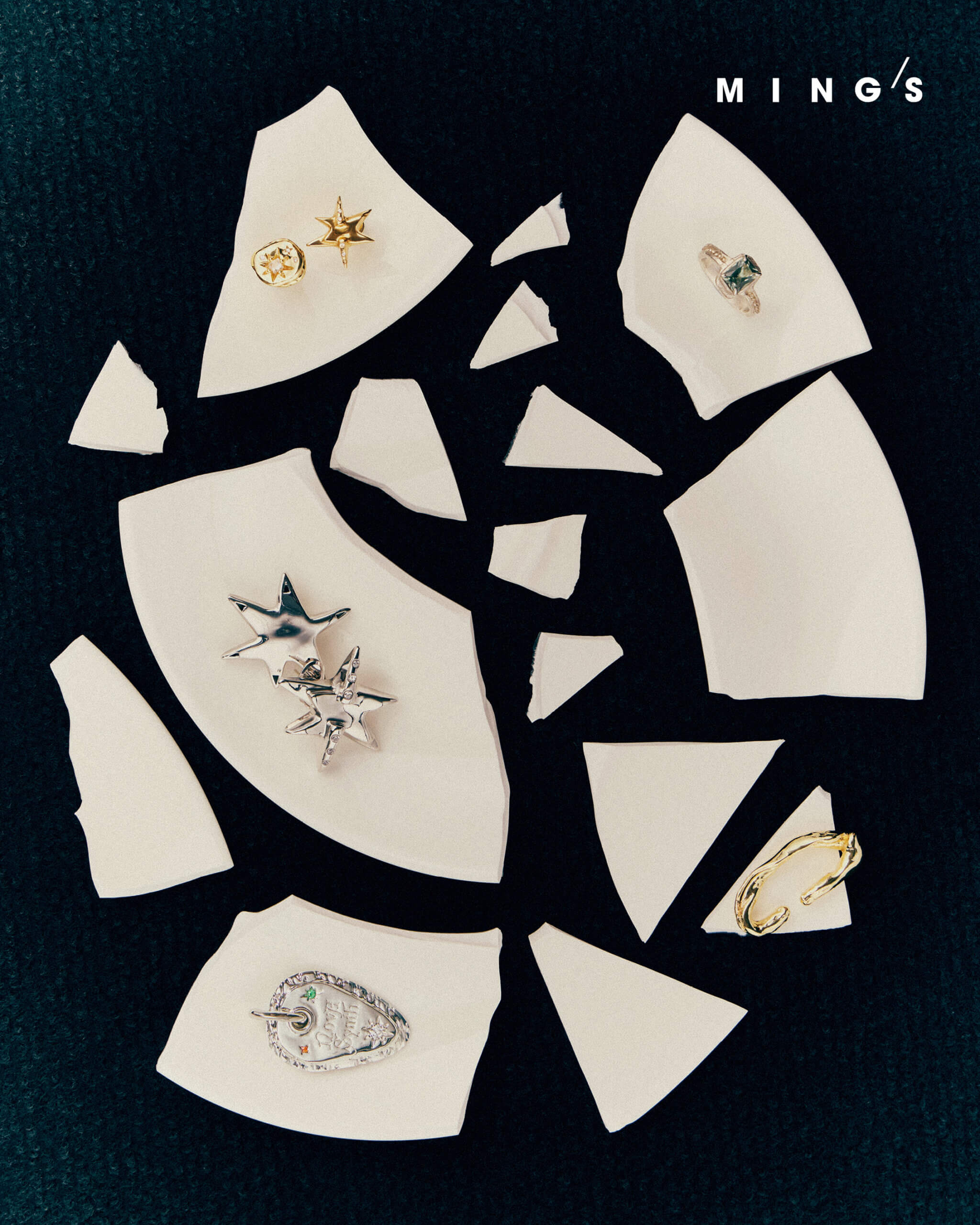 RINGS, EARRINGS & PENDANT, VANN